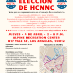 HCNNC Election Flyer - Spanish
