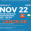 Canceled – November 22, 2021 Regular Board Meeting