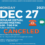 Canceled – December 27, 2021 Regular Board Meeting