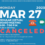 CANCELED – March 27, 2023 Regular Board Meeting