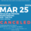 Canceled – March 25, 2024 Regular Board Meeting